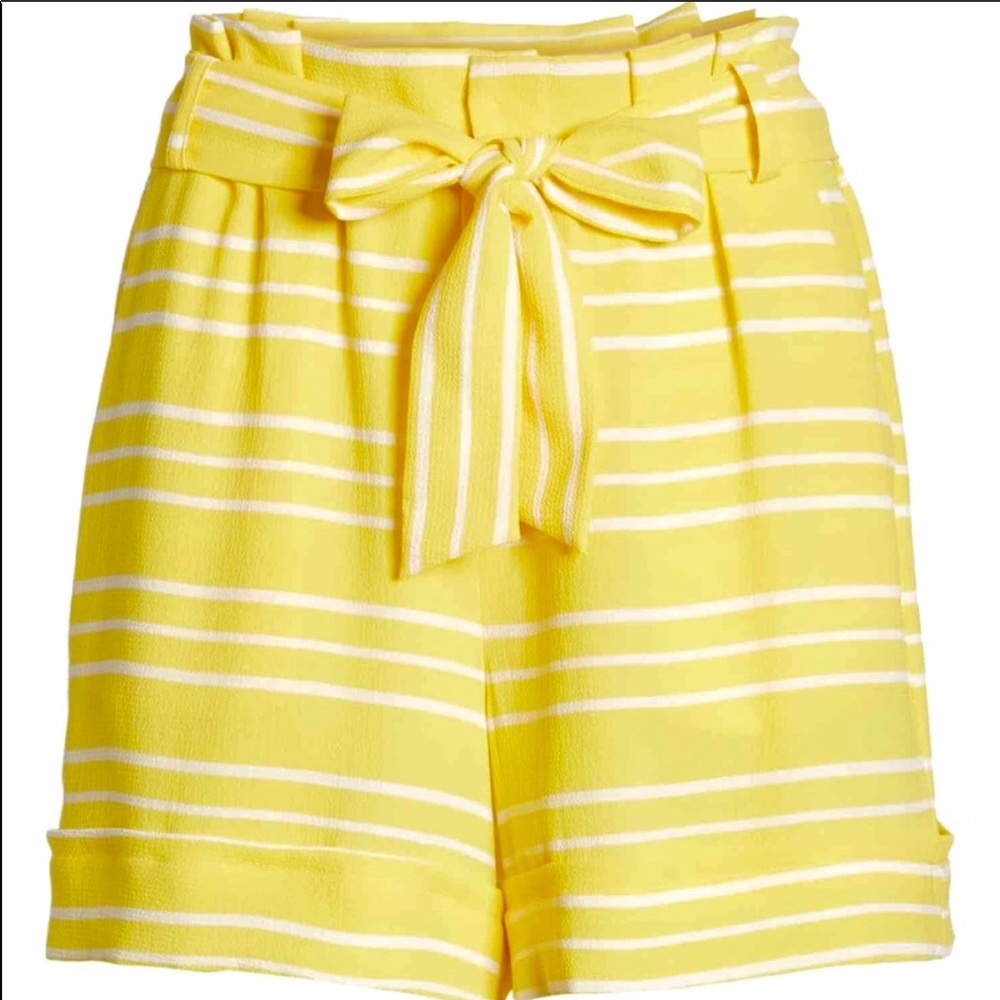Small yellow Gibson high waisted shorts